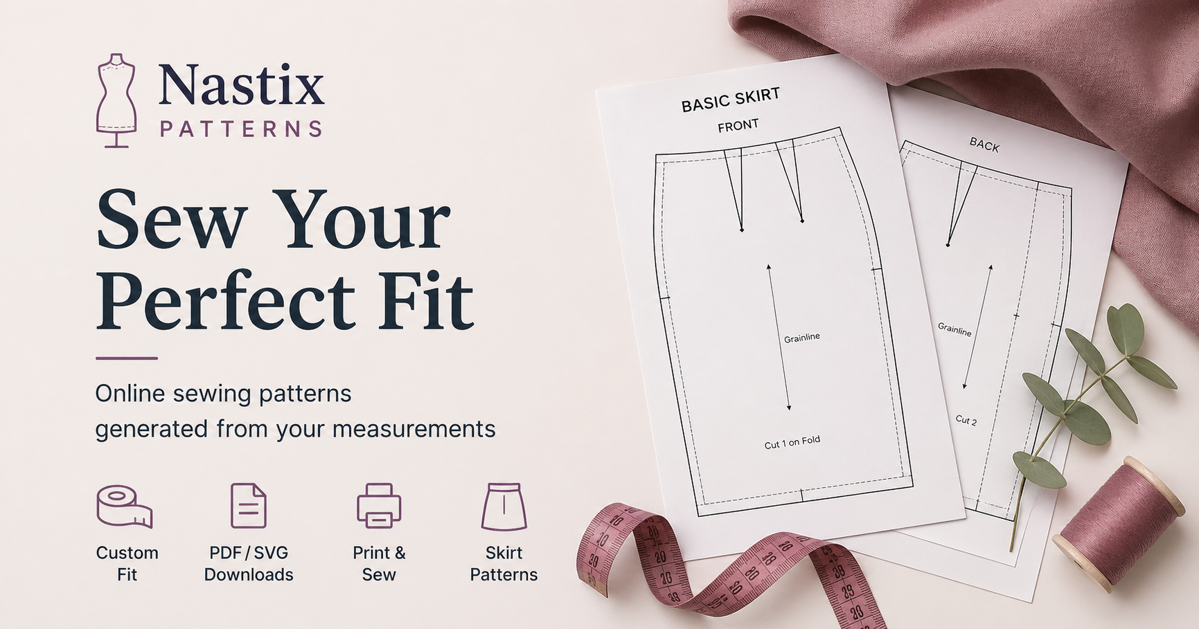 Free Basic Bodice Block Pattern Generator | PDF & A4